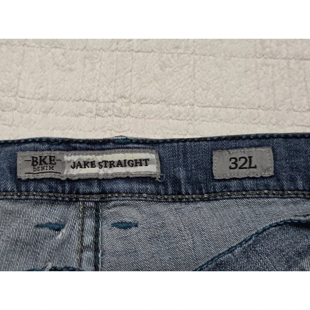 BKE Jake Straight Jeans Size 32x32 Medium Washed Classic Preppy